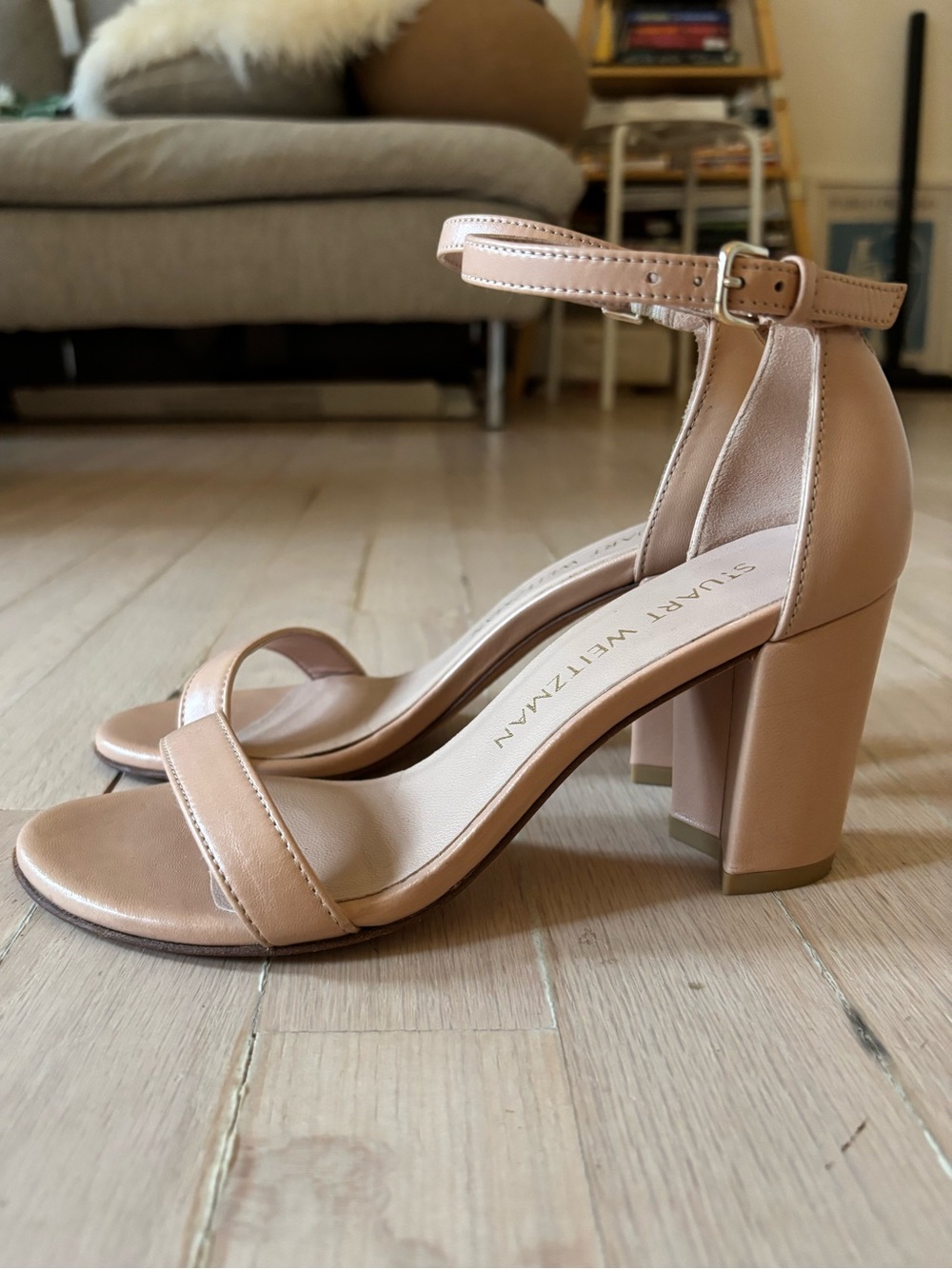 Stuart Weitzman block heel sandal